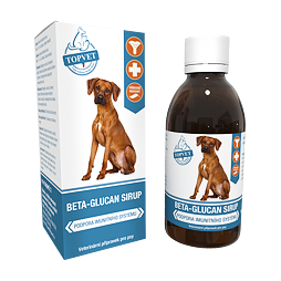 Topvet for Pets Beta-glukán sirup pre psov, 200 ml